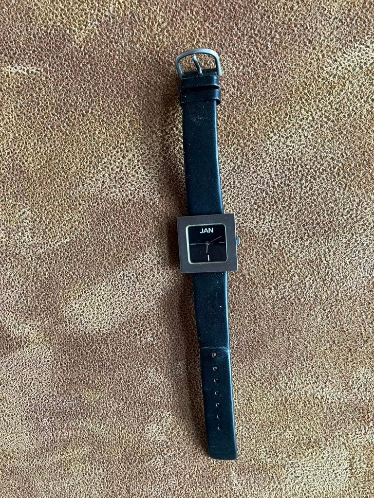 Jan des Bouvrie dames horloge, Ophalen of Verzenden, Gebruikt, Zwart