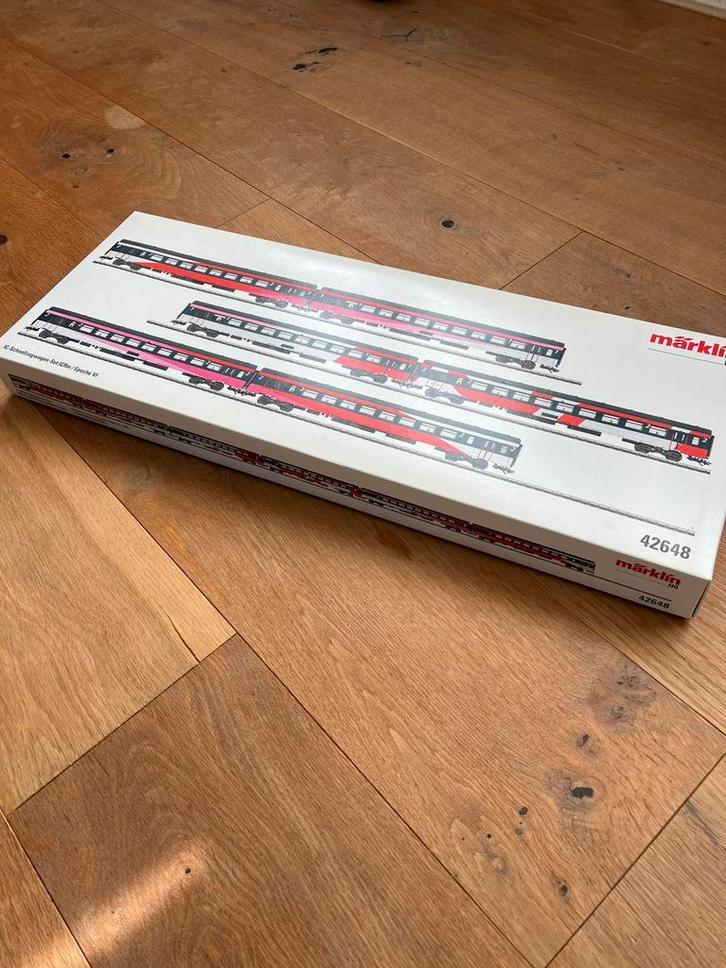 Märklin 42648 ICRM NS HST Rijtuigenset ZGAN, Hobby en Vrije tijd, Modeltreinen | H0, Zo goed als nieuw, Wagon, Wisselstroom, Märklin
