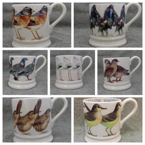 Emma Bridgewater 1/2 pint mugs Birds Vogels – ca 0,3 liter, Huis en Inrichting, Keuken | Servies, Nieuw, Kop(pen) en/of Schotel(s)
