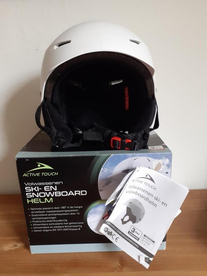 Ski Helm + Ski Bril. Active Touch. Mt M-L. 54-58cm. Nieuw, Sport en Fitness, Skiën en Langlaufen, Nieuw, Overige typen, Skiën