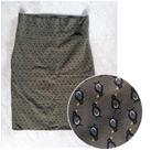 Zilch kaki groene rok met pinguïns. Maat S, Kleding | Dames, Ophalen of Verzenden, Zo goed als nieuw, Maat 36 (S), Zilch