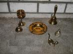 Diverse geelkoperen items (zie foto), Antiek en Kunst, Antiek | Koper en Brons, Ophalen of Verzenden, Koper