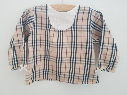 Burberry Baby blouse 80, Kinderen en Baby's, Babykleding | Maat 80, Nieuw, Overhemdje of Bloesje, Verzenden