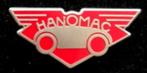 Hanomag broche- rood brons emaille, Verzenden, Nieuw, Transport, Speldje of Pin