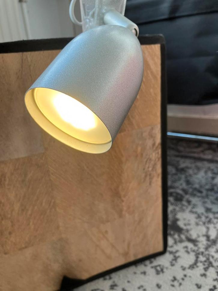 Klein bureau lampje met knijper, Huis en Inrichting, Lampen | Spots, Gebruikt, Metaal of Aluminium, Ophalen