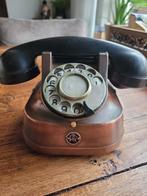 Vintage antieke bakeliet koper telefoon, Telecommunicatie, Vaste telefoons | Niet Draadloos, Ophalen, Niet werkend, Bakeliet