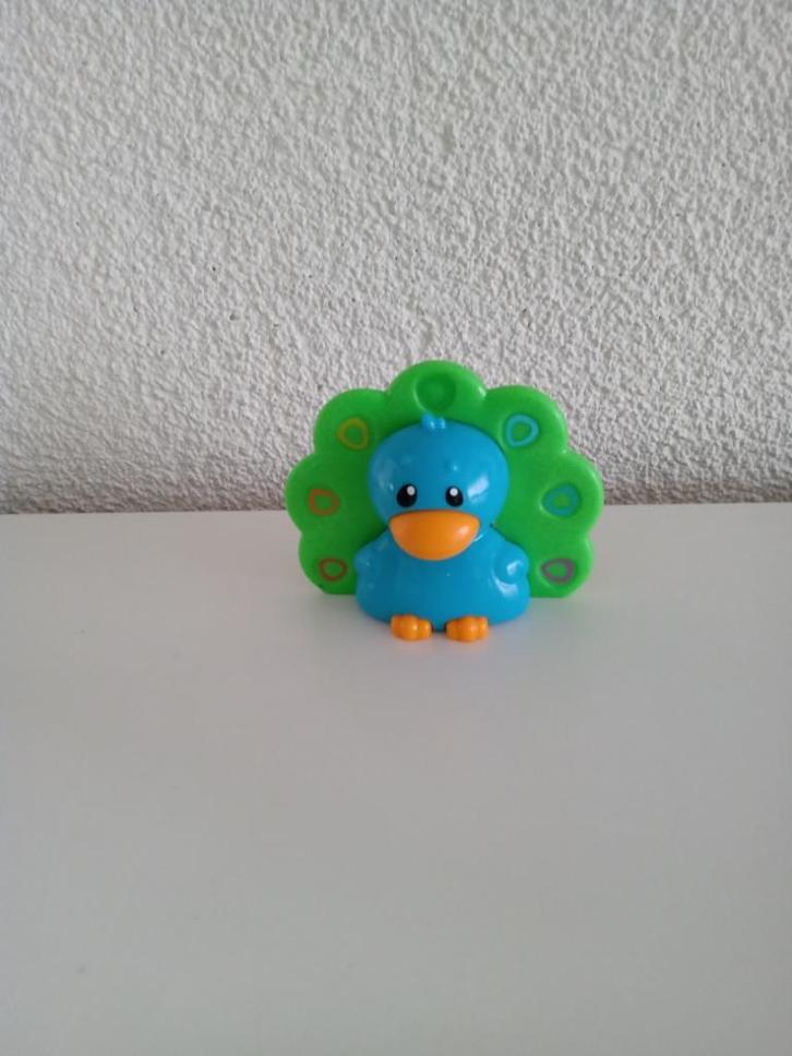PAUW/PEACOCK RAMMELAAR van FISHER PRICE, Kinderen en Baby's, Speelgoed | Fisher-Price, Gebruikt, Rammelaar, Ophalen of Verzenden