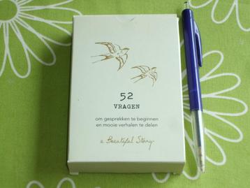 52 vragen om gesprekken te beginnen en verhalen te delen beschikbaar voor biedingen