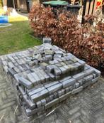 Klinkers waalformaat Tumbelton extra klein gothic grijs, Tuin en Terras, Tegels en Klinkers, Ophalen, Gebruikt, Klinkers, 5 tot 10 m²