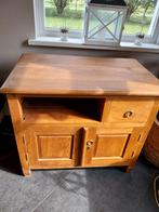 Teak TV kast.  Hoogte 77cm breedte 90cm en diepte  54cm., Gebruikt, Minder dan 100 cm, 50 tot 75 cm, 50 tot 100 cm