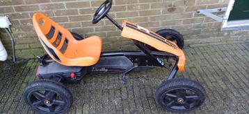 Grote stoere oranje BERG Rally skelter. beschikbaar voor biedingen