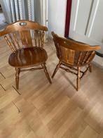 2 antieke cafestoelen jaren 60, Ophalen, Gebruikt, Bruin, Eén