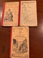 Drie antieke franse boekjes met gravures, Ophalen of Verzenden