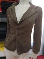 Stoere design jasje van Diesel, XS mooi gemaakt!khaki, Verzenden, Jasje, Maat 34 (XS) of kleiner, Gedragen