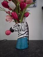 Vaas zebra, Huis en Inrichting, Woonaccessoires | Vazen, Ophalen, Overige materialen, Overige kleuren, Zo goed als nieuw