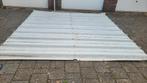 PVC Harmonica terrasoverkapping met buisliggers en haken, Ophalen, Gebruikt, Veranda