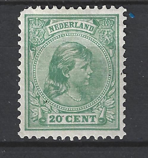 NVPH 40 ongeb Wilhelmina 1891 : OUD NEDERLAND per stuk, Postzegels en Munten, Postzegels | Nederland, Postfris, T/m 1940, Verzenden