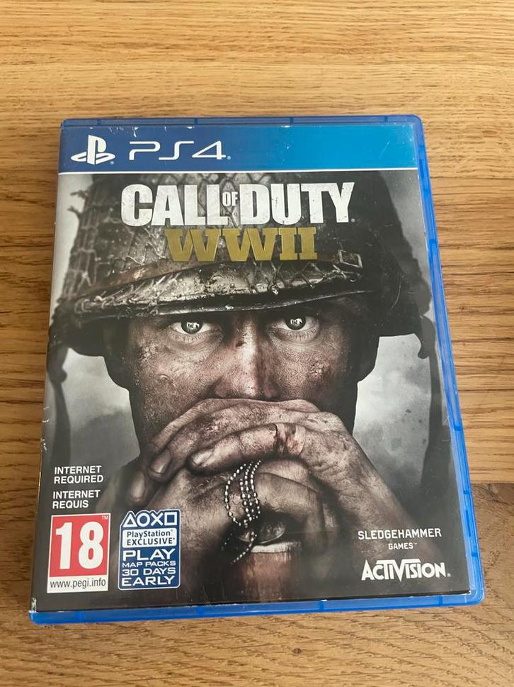 Call of Duty WWII - PS4, Spelcomputers en Games, Games | Sony PlayStation 4, Gebruikt, Shooter, 1 speler, Vanaf 18 jaar, Online