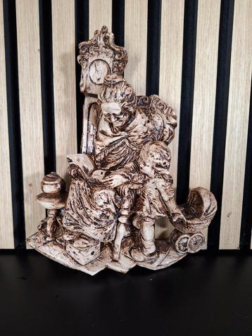 Vintage Wanddecoratie - Oma en Kind beschikbaar voor biedingen