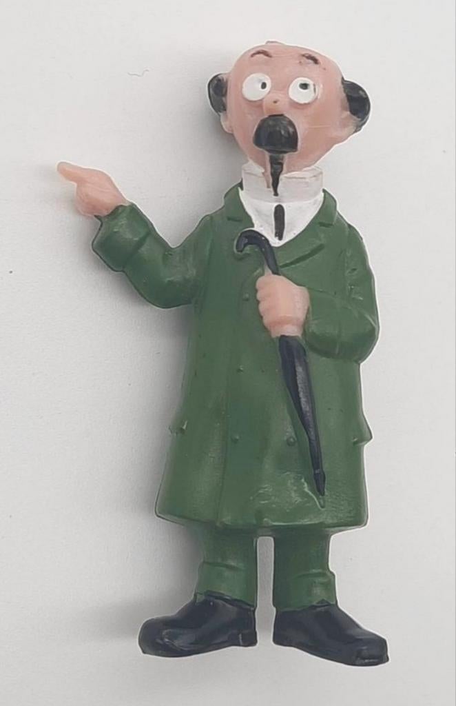 Professor Zonnebloem pvc figuurtje EL uit de jaren '90, Verzenden, Kuifje, Zo goed als nieuw, Beeldje of Figuurtje