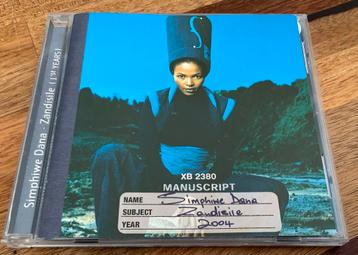 CD SIMPHIWE DANA ZANDISILE 2004 GALLO RECORDS SOUTH AFRICA beschikbaar voor biedingen