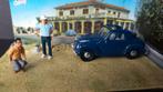 Fiat 500 topolino Diorama Petanque 1:43 Route Bleue Rn7 Pol, Overige merken, France, Info@altayacollections.fr, Auto