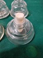 potjes van glas voor allerlei doelen zes stuks, Ophalen of Verzenden, 'T Olde Gre-j, Info@toldegrej.nl, Endepoelstraat 20f Didam