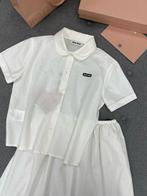 Miu miu set shirt + rok, Ophalen of Verzenden