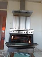 Mooie smeg 6pits fornuis met oven, Witgoed en Apparatuur, Kookplaten, Ophalen, Vrijstaand, Gas, 5 kookzones of meer