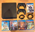 PS4 slim, Spelcomputers en Games, Spelcomputers | Sony PlayStation 4, Ophalen, Met 2 controllers, Slim, 500 GB