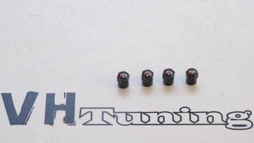 Seat FR ventieldoppen zwart set van 4 stuks, Auto diversen, Tuning en Styling, Ophalen of Verzenden