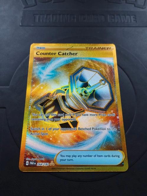 Counter Catcher Holo Pokemon kaart gold paradox rift NM, Hobby en Vrije tijd, Verzamelkaartspellen | Pokémon, Zo goed als nieuw