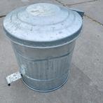 Zinken vuilnisbak afvalemmer afvalbak House Doctor, Huis en Inrichting, Woonaccessoires | Prullenbakken, Minder dan 50 cm, Met pedaal