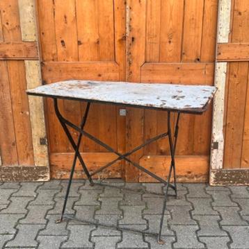 Tuintafel bistrotafel ijzer metaal 90 x 48 x 70,5 cm beschikbaar voor biedingen