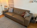 Leren 3 zits bank, lever bruin, Huis en Inrichting, Ophalen, 250 tot 300 cm, Gebruikt, Driepersoons