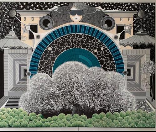 Theo Baars “3D space”, Antiek en Kunst, Kunst | Schilderijen | Modern, Ophalen