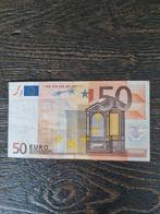 50 euro biljet 2002 p nummer, Postzegels en Munten, Bankbiljetten | Europa | Eurobiljetten, Ophalen of Verzenden, Overige landen
