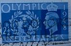 Herdenkingszegel olympische spelen 1948, Ophalen of Verzenden, Gestempeld