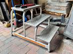 Aluminium montagetrap / opstaptrap 3-treeds, Doe-het-zelf en Verbouw, Ladders en Trappen, Ophalen, Gebruikt, Trap, Minder dan 2 meter