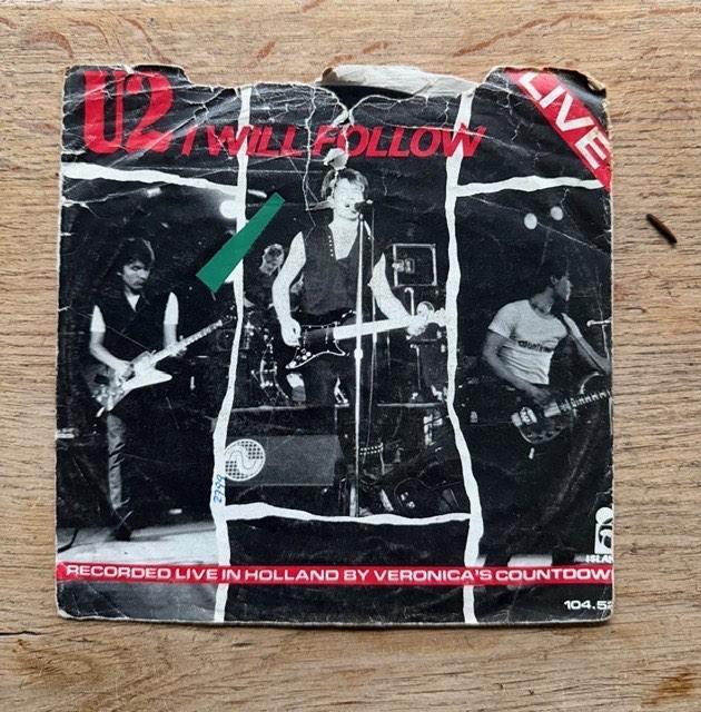U2- I will follow (live Hattem), Cd's en Dvd's, Vinyl Singles, Gebruikt, Single, Pop, 7 inch, Ophalen of Verzenden