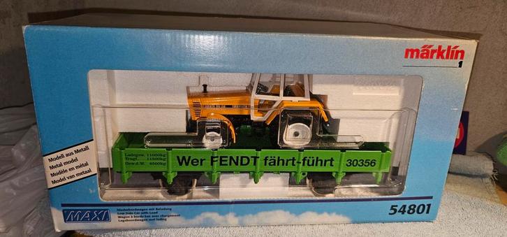 Marklin wagon met Fendt Farmer 310 LSA  SIKU 2851 1:32, Hobby en Vrije tijd, Modelauto's | 1:32, Nieuw, Tractor of Landbouw, SIKU