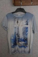 Gerry Weber T shirt maat 42 afbeelding Eiffel toren nieuw, Nieuw, Blauw, Maat 42/44 (L), Gerry Weber