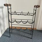 Smeedijzer wijnrek, Huis en Inrichting, Woonaccessoires | Wijnrekken, Ophalen, 5 tot 15 flessen, Zo goed als nieuw, Metaal