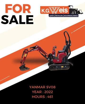 Yanmar SV08 (bj 2022) beschikbaar voor biedingen