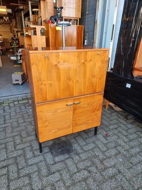 Vintage secretaire jaren 60, Huis en Inrichting, Kasten | Secretaires, Zo goed als nieuw, Ophalen