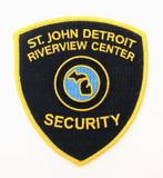 Embleem - Patch US St John Detroit Security, Verzamelen, Verzenden, Overige soorten, Amerika, Embleem of Badge