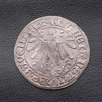 Dubbele stuiver 1509 deventer provinciaal zilver zeldzaam beschikbaar voor biedingen