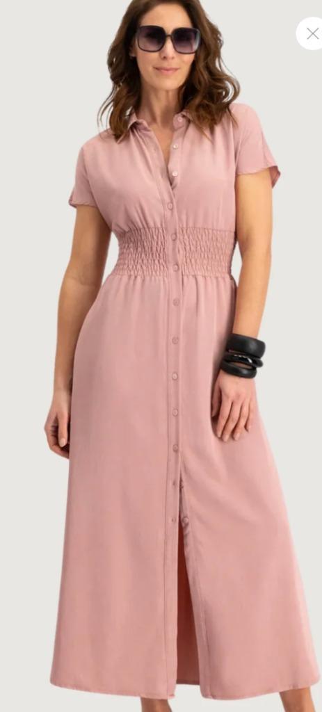 Prachtige oud roze maxi jurk Florez maat L nieuw, Kleding | Dames, Jurken, Nieuw, Maat 38/40 (M), Roze, Onder de knie, Ophalen of Verzenden