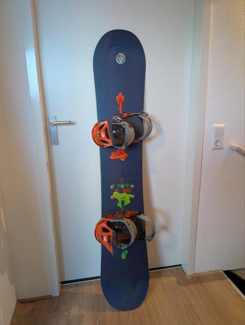 Burton Process 159 - All mountain snowboard + bindingen, Sport en Fitness, Snowboarden, Zo goed als nieuw, Board, Ophalen