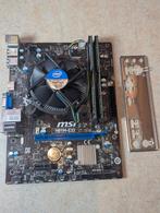 MSI H81M-E33 mATX moederbord 8GB RAM +i3 combo!, Computers en Software, Moederborden, Ophalen of Verzenden, DDR3